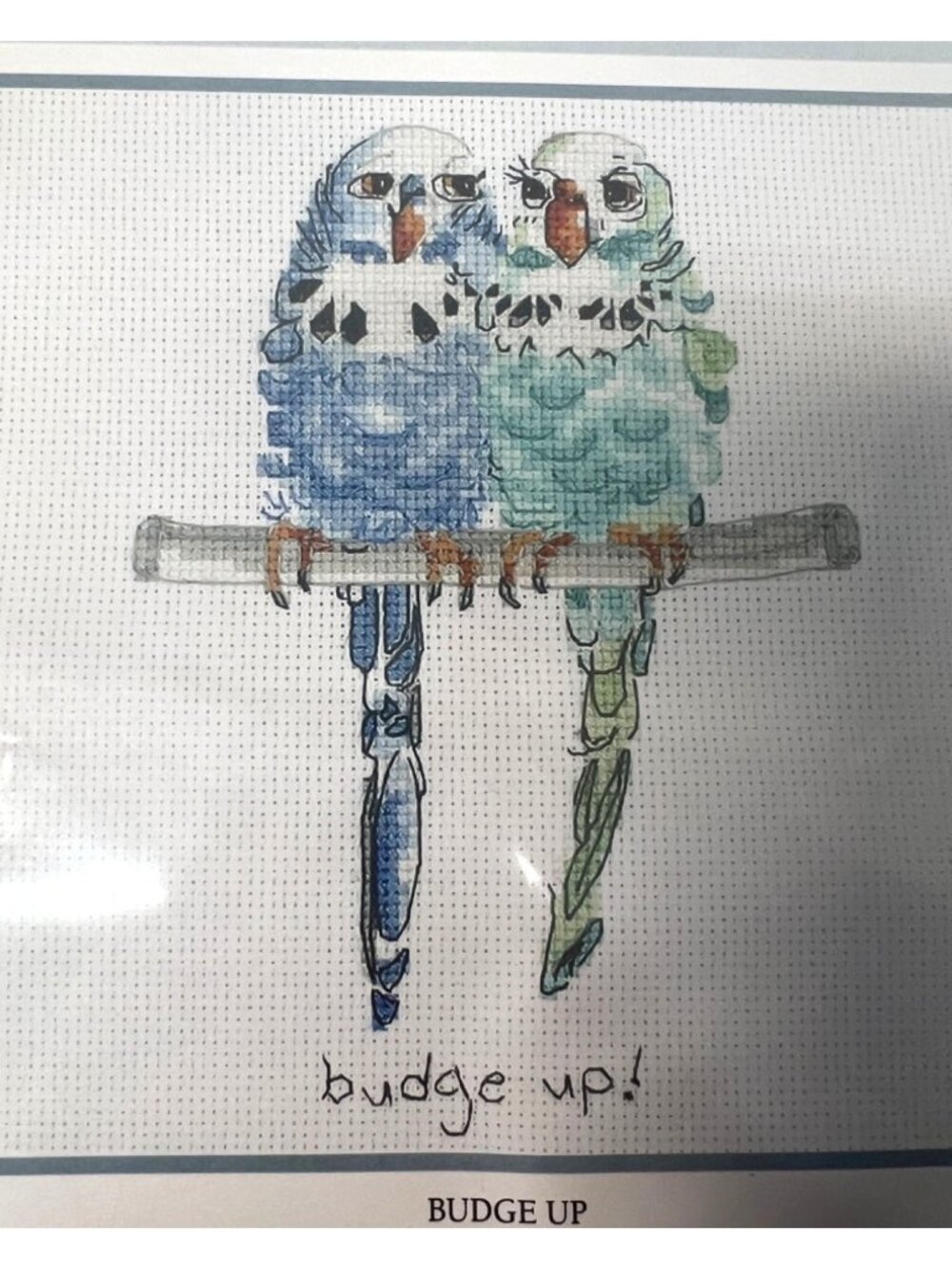 Anchor Counted Cross Stitch Kit "Budge Up!" Parrots 18x18cm